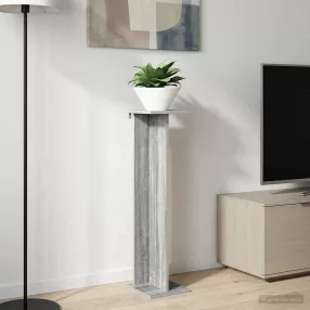   vidaXL Növényállvány Szürke Sonoma 25 x 25,5 x 100,5 cm Mérnöki fa