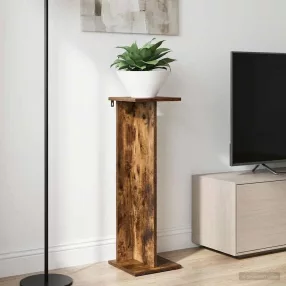   vidaXL Növényállvány 2 pcs Füstölt Tölgy 25 x 25,5 x 80,5 cm
