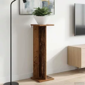   vidaXL Növényállvány Öreg fa 25 x 25,5 x 80,5 cm Mérnöki fa
