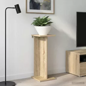   vidaXL Növényállvány Sonoma tölgy 25 x 25,5 x 60,5 cm Mérnöki fa