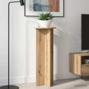   vidaXL Növényállvány 2 pcs Kézműves Tölgy Ø40 x 100 cm Szerelt Fa