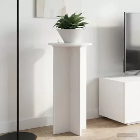   vidaXL Növényállvány 2 pcs Fehér Ø40 x 80 cm Szerelt Fa