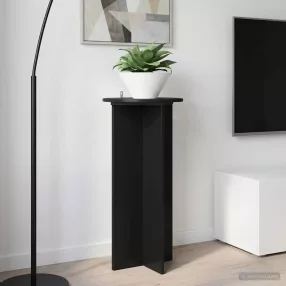   vidaXL Növényállvány 2 pcs Fekete 40 x 40 x 80 cm Szerelt Fa