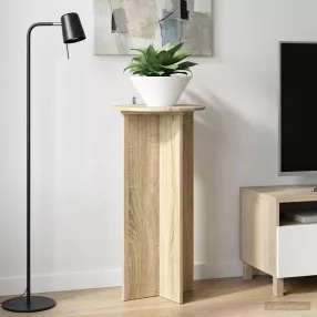   vidaXL Növényállvány 2 pcs Sonoma Tölgy 40 x 40 x 80 cm Szerelt Fa