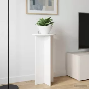   vidaXL Növényállvány 2 pcs Magasfényű Fehér 40 x 40 x 80 cm Szerelt Fa