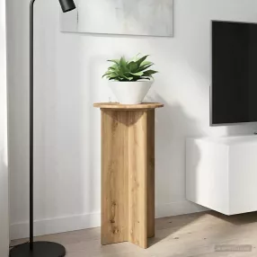   vidaXL Növényállvány 2 pcs Kézműves Tölgy 40 x 40 x 80 cm Szerelt Fa