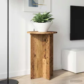   vidaXL Növényállvány 2 pcs Antik Fa Ø40 x 60 cm Szerelt Fa