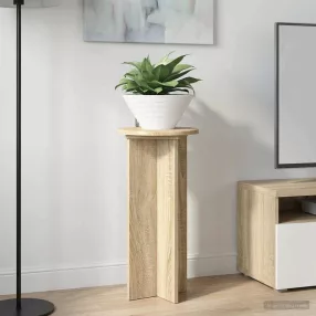   vidaXL Növényállvány 2 pcs Sonoma Tölgy 29,5 x 29,5 x 60 cm Szerelt Fa