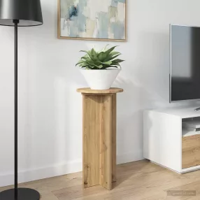   vidaXL Növényállvány 2 pcs Kézműves Tölgy 29,5 x 29,5 x 60 cm