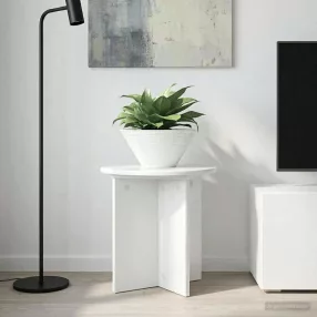   vidaXL Növényállvány 2 pcs Magasfényű Fehér 40 x 40 x 40 cm Szerelt Fa