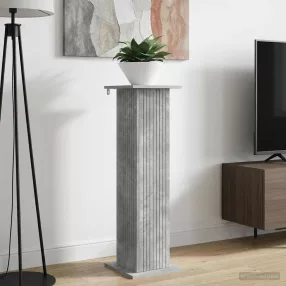   vidaXL Növényállvány Betonszürke 30,5 x 30 x 100,5 cm Szerelt Fa