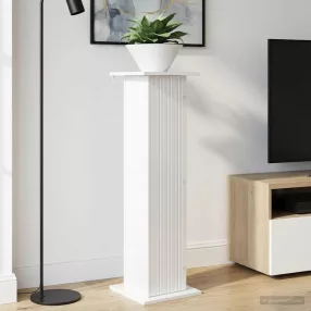   vidaXL Növényállvány Magasfényű Fehér 30,5 x 30 x 100,5 cm Szerelt Fa