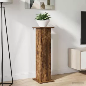   vidaXL Növényállvány Füstös Tölgy 30,5 x 30 x 100,5 cm Szerelt Fa