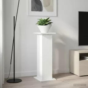   vidaXL Növényállvány Fehér 30,5 x 30 x 80,5 cm Szerelt Fa
