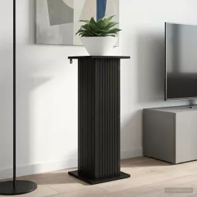   vidaXL Növényállvány 2 pcs Fekete 30,5 x 30 x 80,5 cm Szerelt Fa
