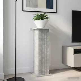   vidaXL Növényállvány 2 pcs Betonszürke 30,5 x 30 x 80,5 cm Szerelt Fa
