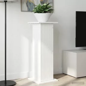   vidaXL Növényállvány 2 pcs Magasfényű Fehér 30,5 x 30 x 80,5 cm