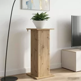   vidaXL Növényállvány Kézműves Tölgy 30,5 x 30 x 80,5 cm Szerelt Fa