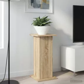   vidaXL Növényállvány Sonoma Tölgy 30,5 x 30 x 60,5 cm Szerelt Fa