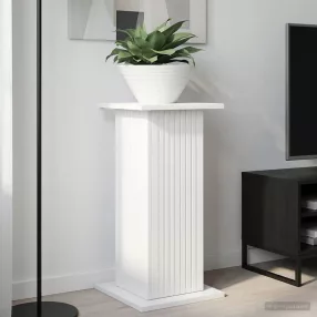   vidaXL Növényállvány Magasfényű Fehér 30,5 x 30 x 60,5 cm Szerelt Fa