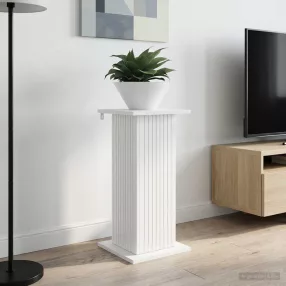   vidaXL Növényállvány 2 pcs Magasfényű Fehér 30,5 x 30 x 60,5 cm