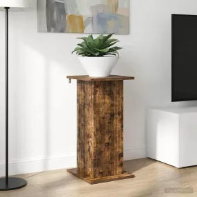   vidaXL Növényállvány Füstös Tölgy 30,5 x 30 x 60,5 cm Szerelt Fa