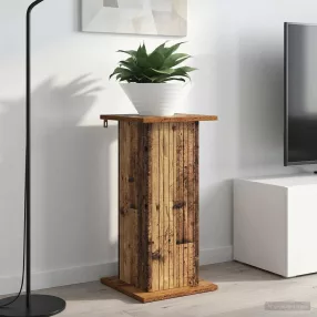   vidaXL Növényállvány 2 pcs Antik Fa 30,5 x 30 x 60,5 cm Szerelt Fa
