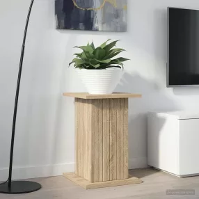   vidaXL Növényállvány Sonoma Tölgy 30,5 x 30 x 43 cm Szerelt Fa