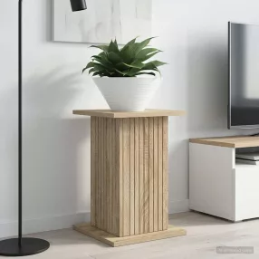   vidaXL Növényállvány 2 pcs Sonoma Tölgy 30,5 x 30 x 43 cm Szerelt Fa