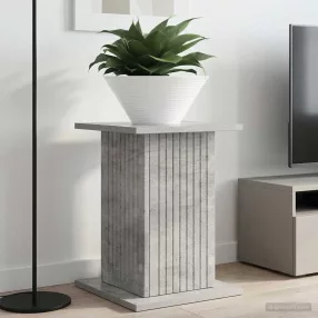   vidaXL Növényállvány 2 pcs Betonszürke 30,5 x 30 x 43 cm Szerelt Fa