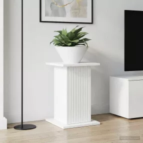   vidaXL Növényállvány 2 pcs Magasfényű Fehér 30,5 x 30 x 43 cm