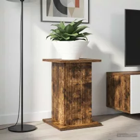   vidaXL Növényállvány 2 pcs Füstös Tölgy 30,5 x 30 x 43 cm Szerelt Fa