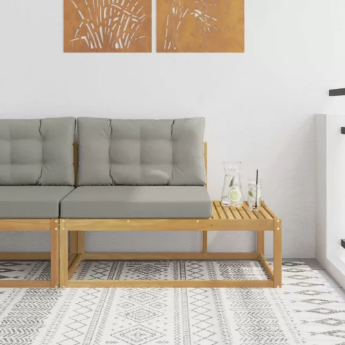 Kültéri végleges kanapé Fehér 115 x 83 x 73 cm Poliészter