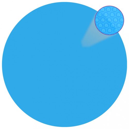 kék polietilén medencetakaró 210 cm