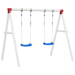 2 db kék polietilén hinta kötéllel 38 x 16 cm