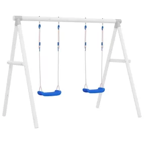 2 db kék polietilén hinta kötéllel 37 x 15 cm