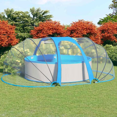 ovális medencekupola 530 x 410 x 210 cm