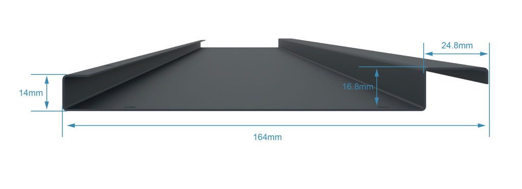 Bioklimatikus pergola G21 Austin 3×3 m, antracit színű alumínium