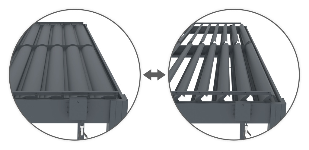 G21 Austin Premium 6x4 m bioklimatikus pergola, antracit alumínium