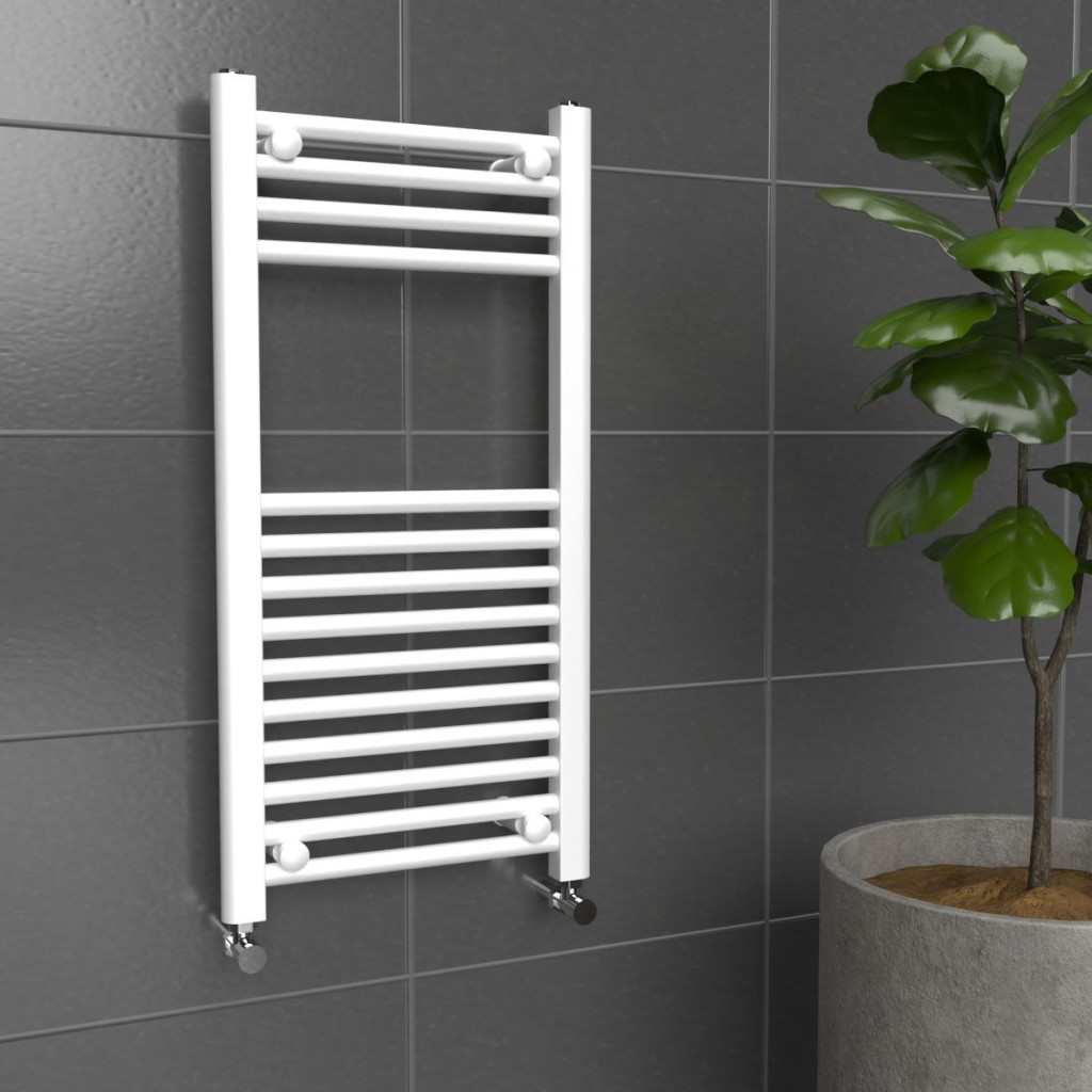 Törölközőszárító radiátor - Viva Platinum Therm - EGYENES - fehér - 400 x 800 mm