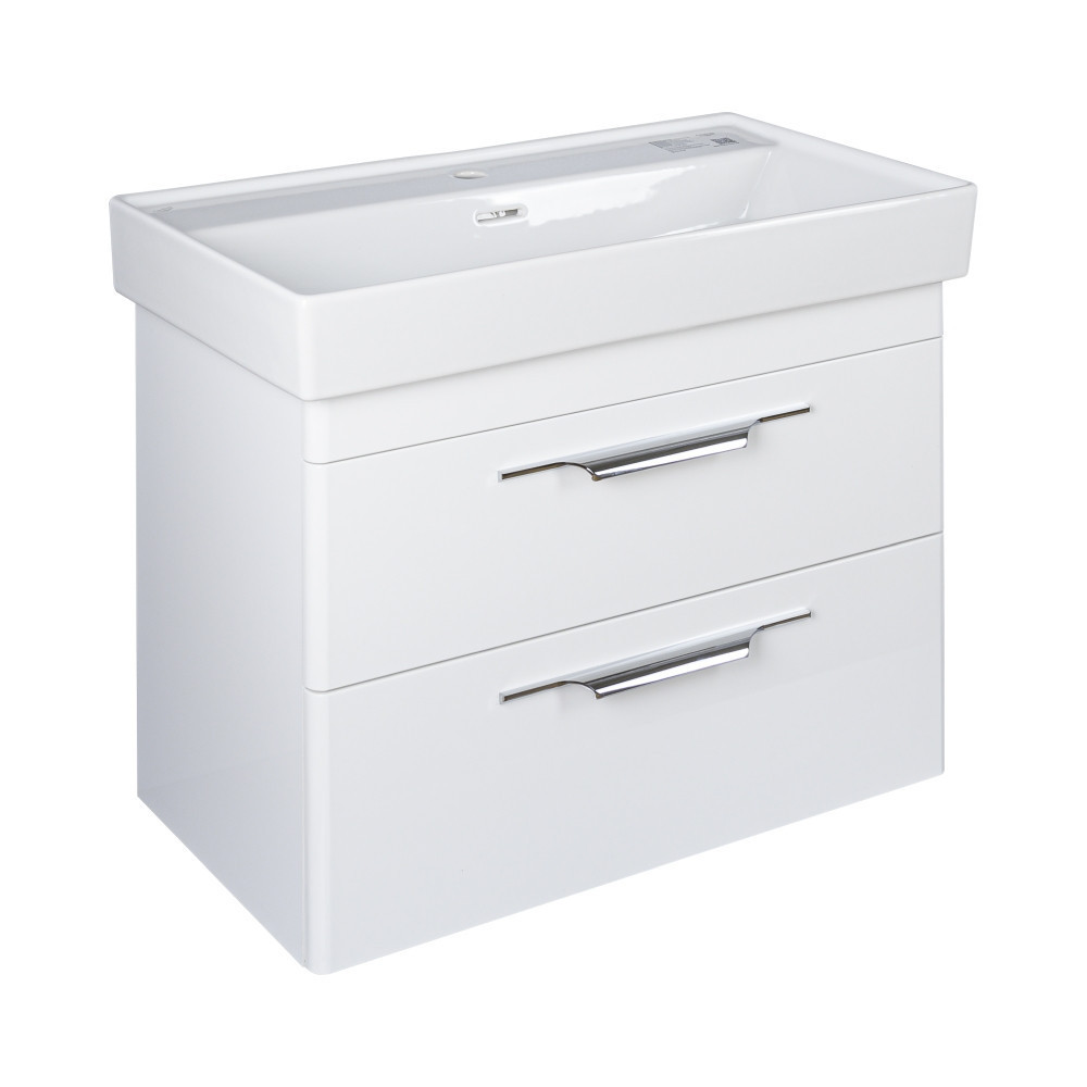 TMP LUX 100 fali fürdőszobabútor - CeraStyle SHARP 37500 mosdóval - 100 x 48 cm