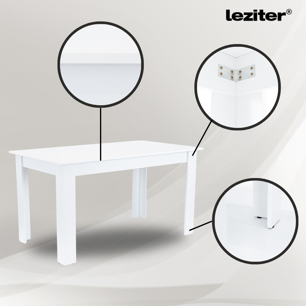 Zara 4+1 étkező garnitúra fehér-fehér