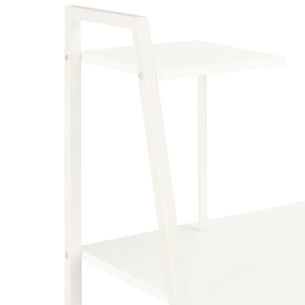 fehér íróasztal polcrendszerrel 102 x 50 x 117 cm fehér íróasztal polcrendszerrel 102 x 50 x 117 cm