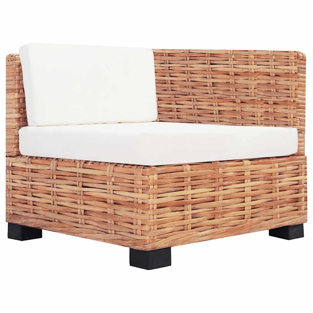 14 részes természetes rattan kanapészett