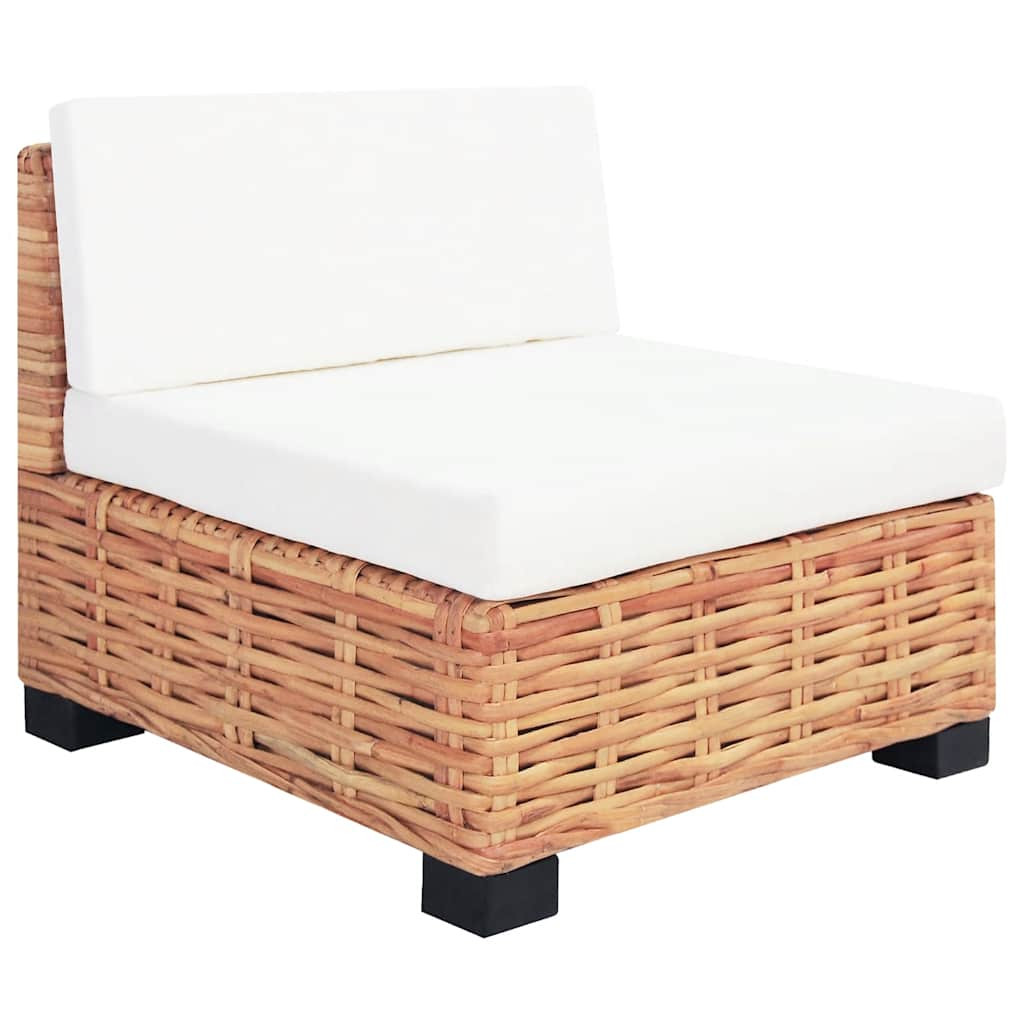 14 részes természetes rattan kanapészett