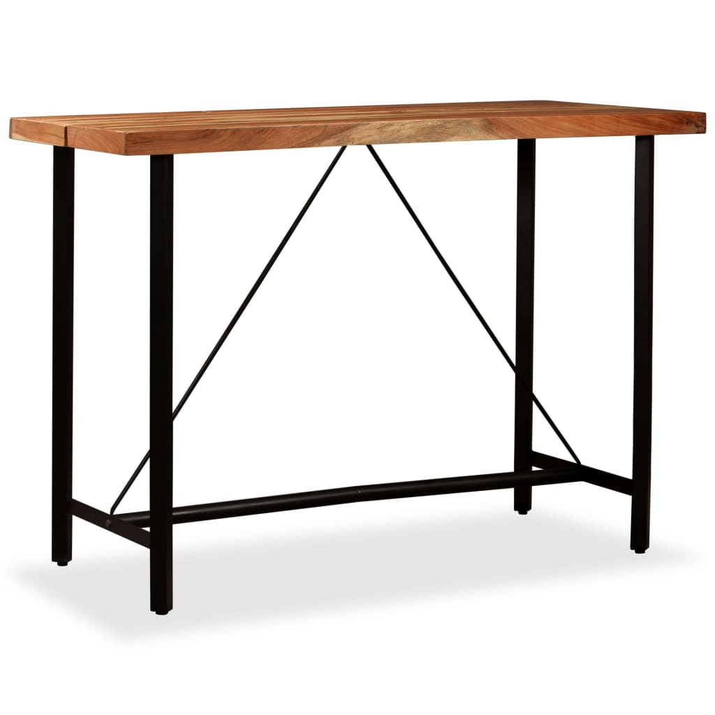 tömör akácfa bárasztal 150 x 70 x 107 cm tömör akácfa bárasztal 150 x 70 x 107 cm