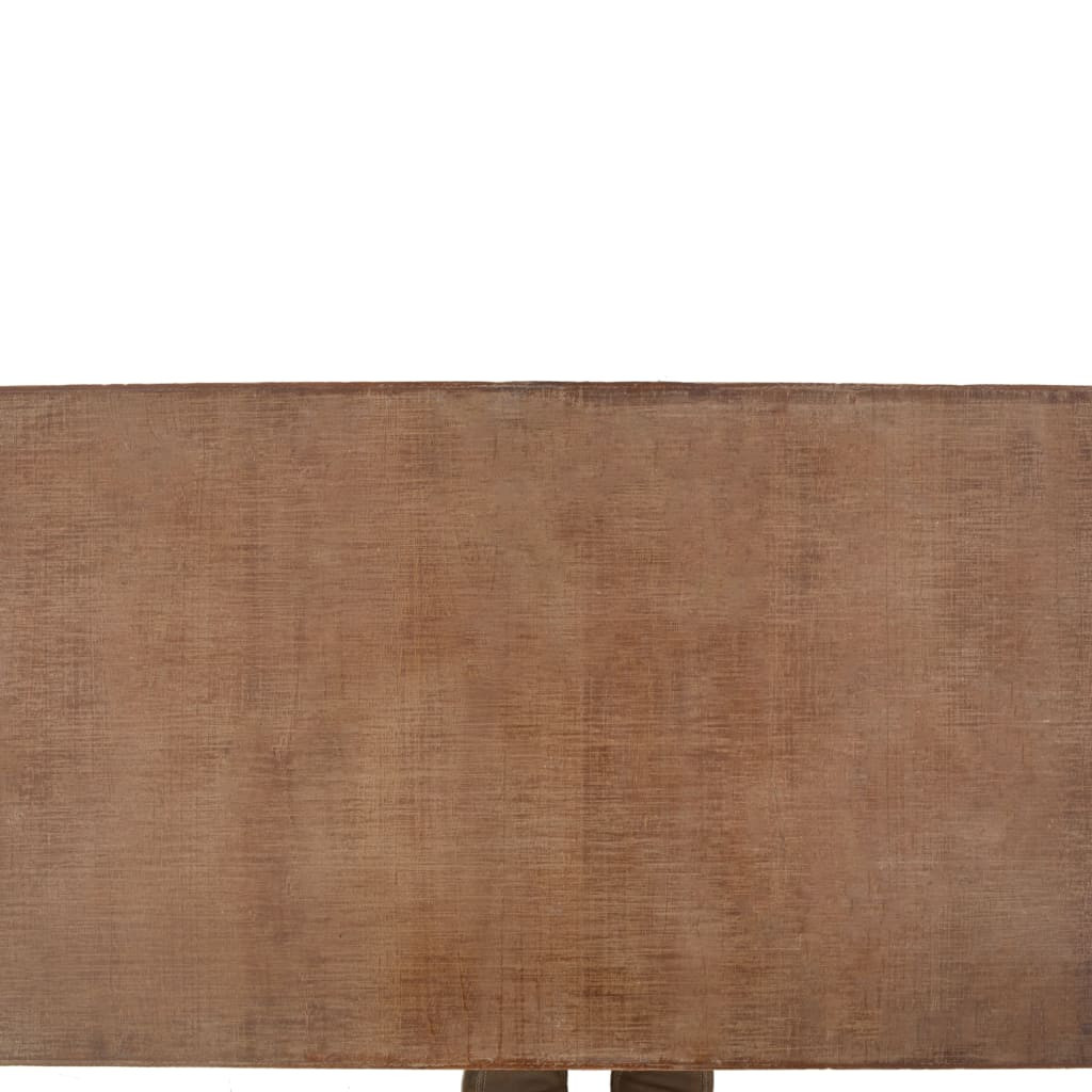 barna tömör fenyő dohányzóasztal 91 x 51 x 38 cm
