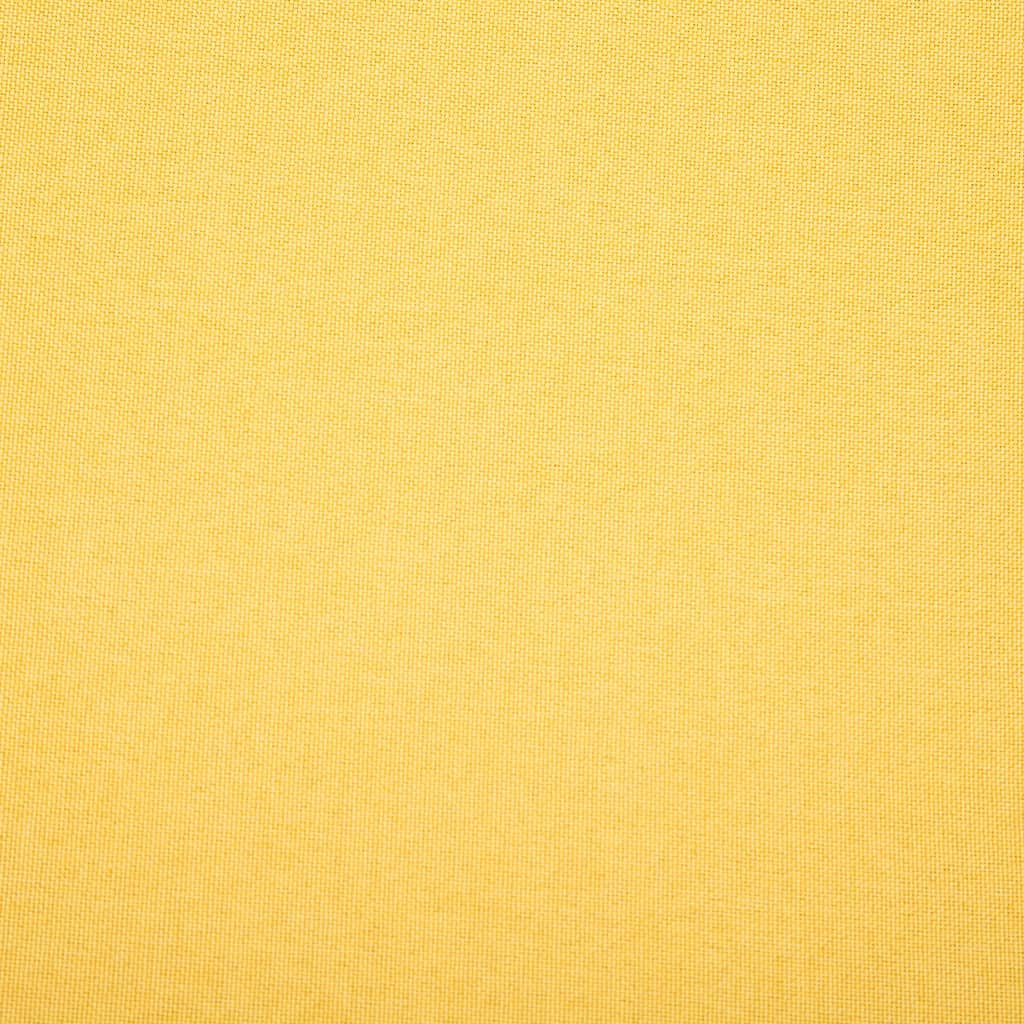 3 személyes sárga szövet kanapé 172 x 70 x 82 cm
