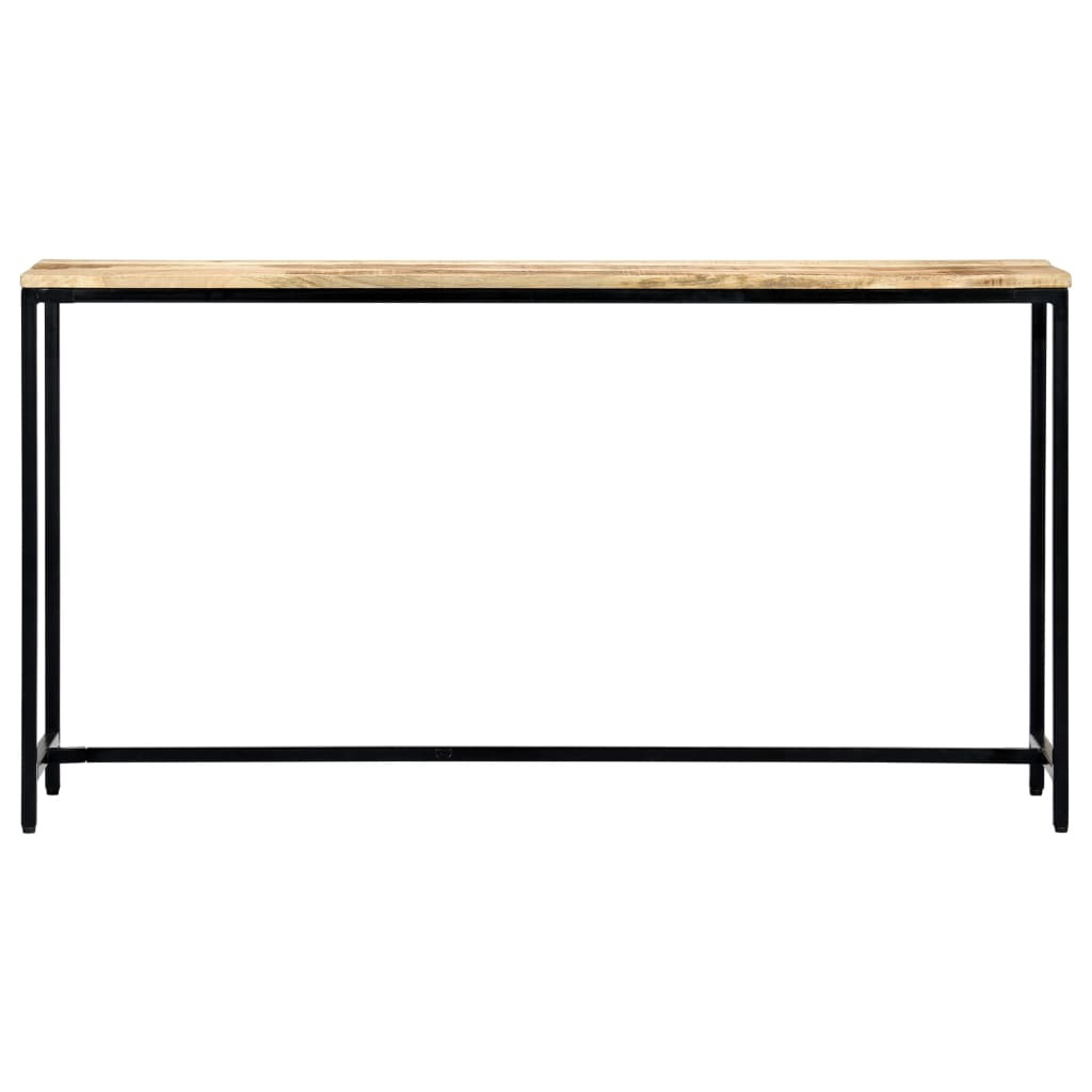 tömör, nyers mangófa tálalóasztal 140 x 35 x 76 cm