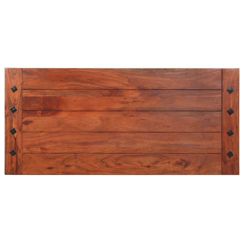 tömör akácfa dohányzóasztal 110 x 50 x 35 cm